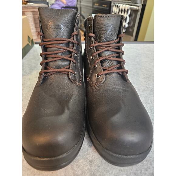 Original Muck Boot Chore Farm Leather Black Coffee Size 9.5 main image 4